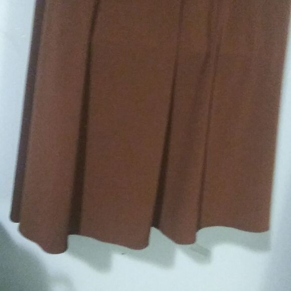 Talbots short sleeve a line dress with embroidery detail. Size MP - Picture 4 of 11